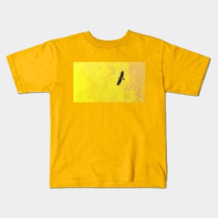 Eagle above the sun Kids T-Shirt